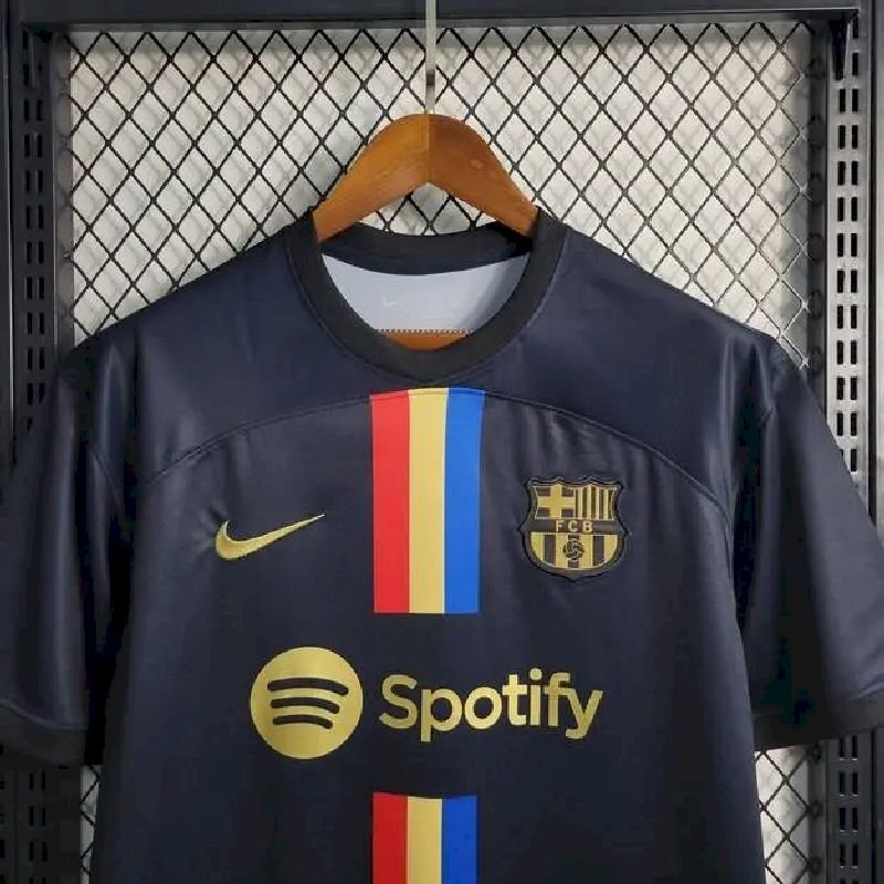 Maillot Homme Barcelona 2023-24 Black Classic – Image 3