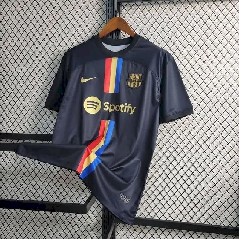 Maillot Homme Barcelona 2023-24 Black Classic – Image 2