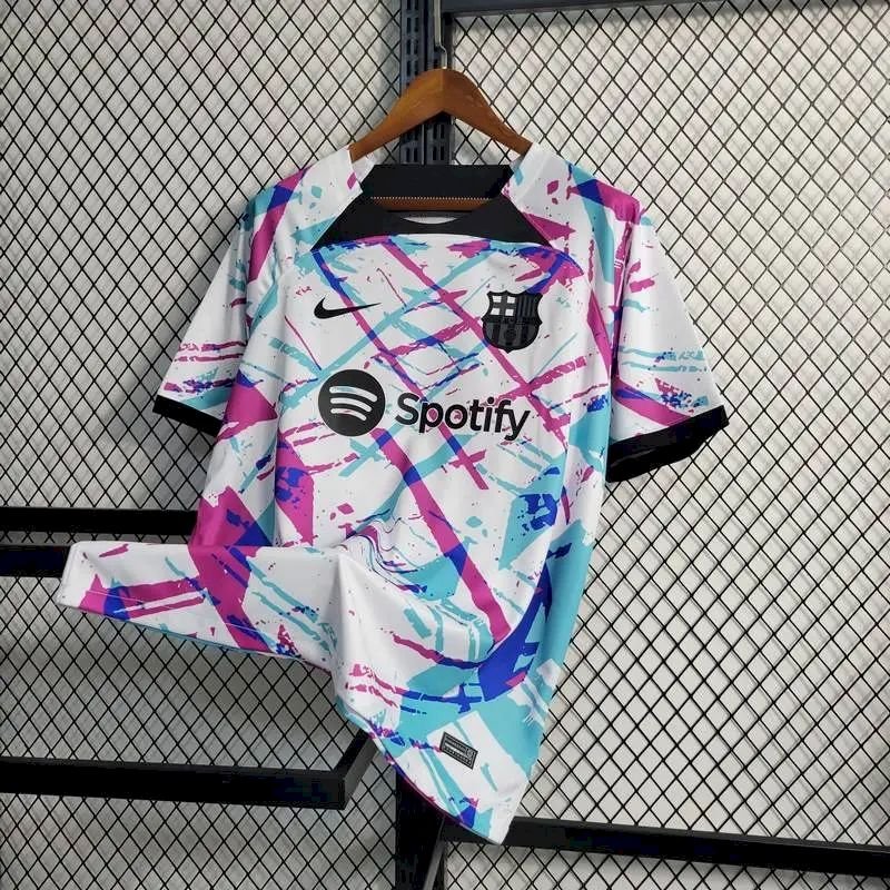 Maillot Homme Barcelona 2023/24 Pré-Match – Image 2