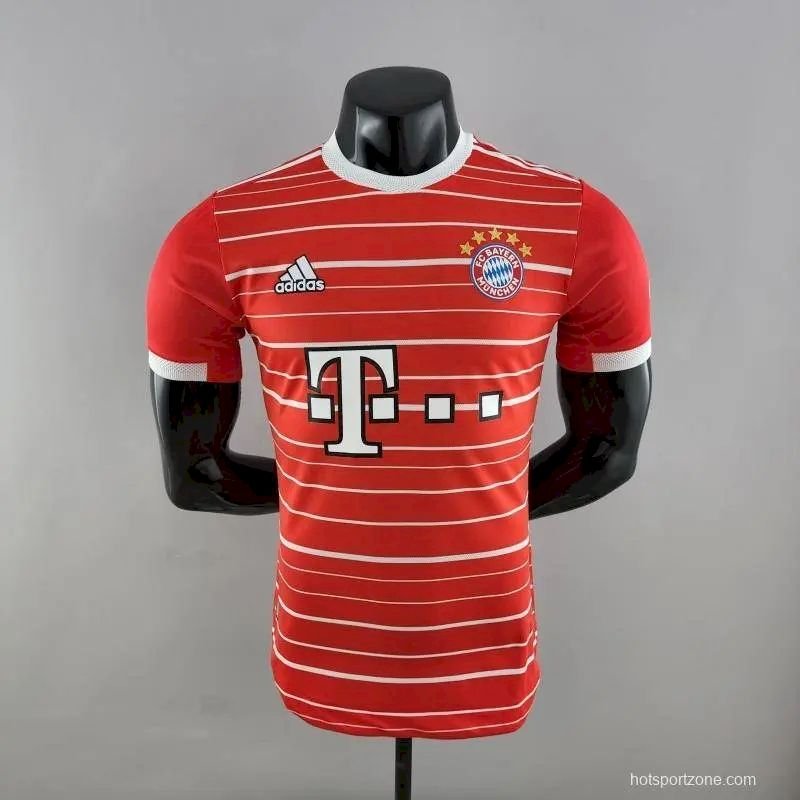Maillot Homme Bayern Munich 2022/23 Domicile Version Joueur