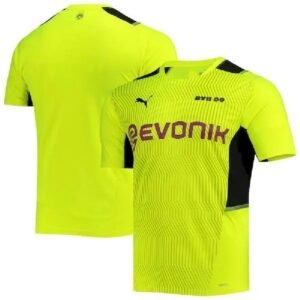 Maillot Homme Borussia Dortmund 2021/22 Raglan Pré-Match - Yellow