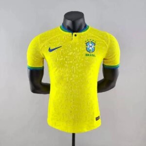 Maillot Homme Brésil 2022 Domicile Version Joueur