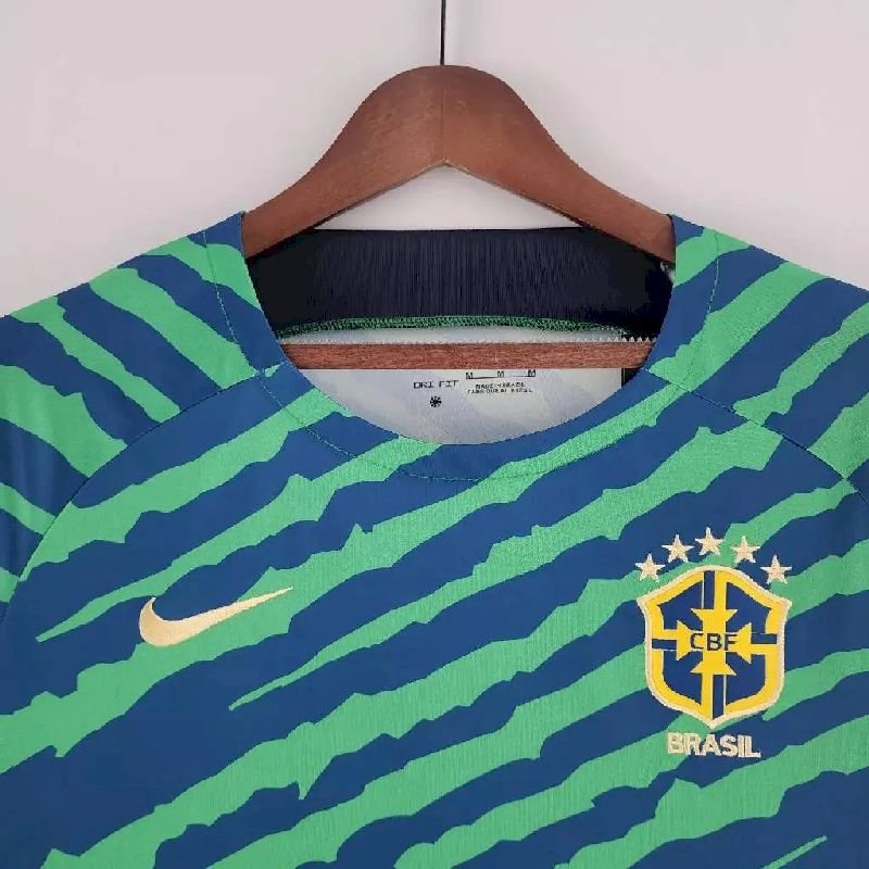 Maillot Homme Brésil 2022 Pré-Match – Image 3