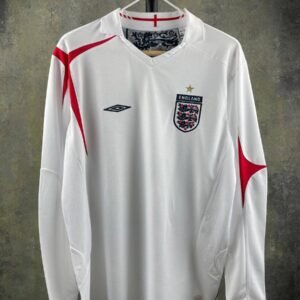 Retro England 2006 World Cup Home Long Sleeve