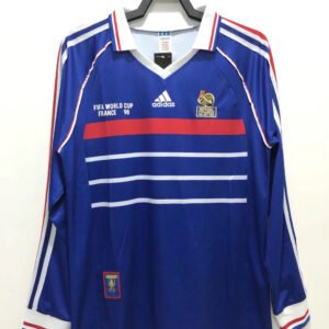 Retro France 1998 World Cup Home Long Sleeve