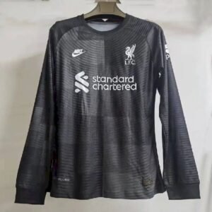 Maillot Homme Liverpool 2021/22 Gardien Manches Longues Version Joueur