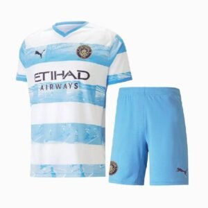 Kit Enfant Manchester City 2022/23 Anniversaire Kit