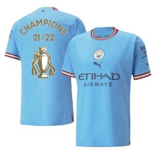 Maillot Homme Manchester City 2022/23 Champions Version Joueur