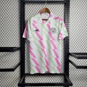 Maillot Homme Manchester City 2023/24 White Pré-Match