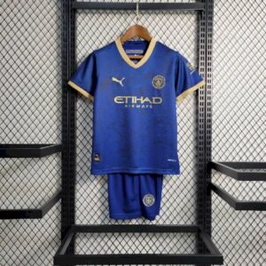 Kit Enfant Manchester City 2023/24 Blue Kit