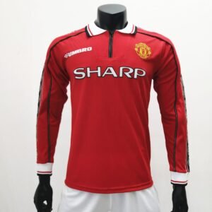 Retro Manchester United 1998/99 Home Long Sleeve