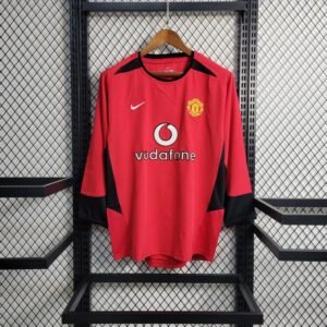 Retro Manchester United 2002/04 Home Long Sleeve