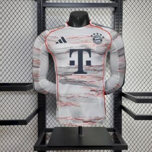 Maillot Homme Bayern Munich 2025/26 Extérieur Manches Longues Version Joueur