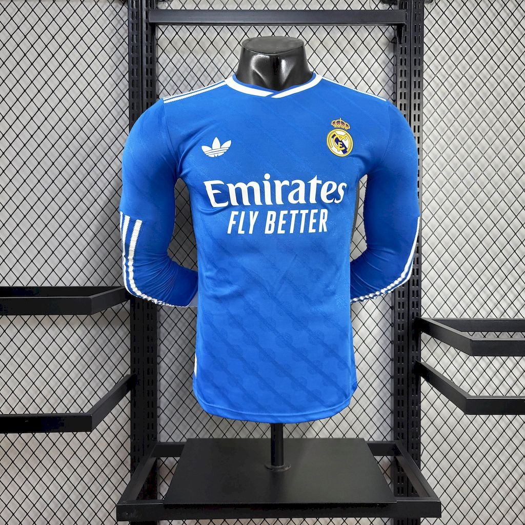 Maillot Homme Real Madrid 2025/26 Third Manches Longues Version Joueur
