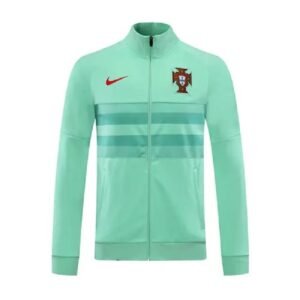 Maillot Homme Portugal 2020 Green Tranining Jacket Version Joueur