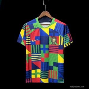 Maillot Homme Portugal 2022 Colorful Pré-Match