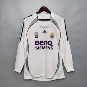Retro Real Madrid 2006/07 Home Long Sleeve