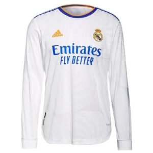Maillot Homme Real Madrid 2021/22 Domicile Manches Longues Version Joueur