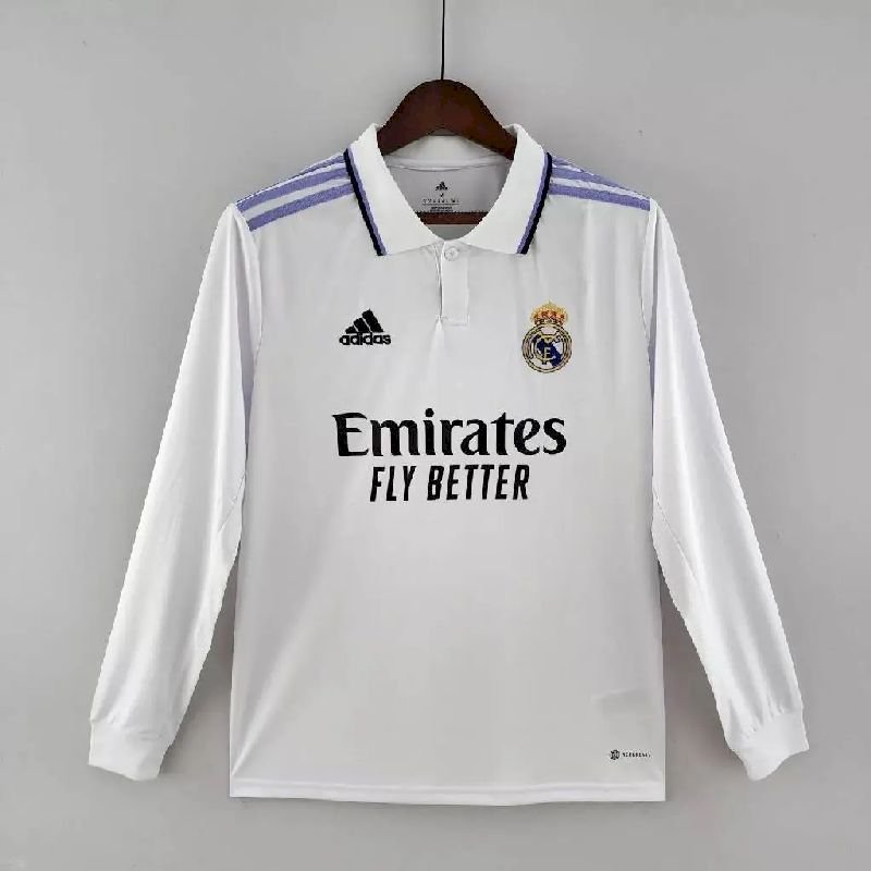 Maillot Homme Real Madrid 2022/23 Domicile Manches Longues – Image 2