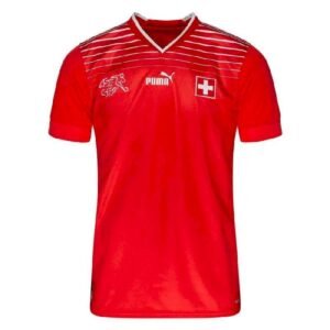 Maillot Homme Suisse 2022 Domicile Version Joueur