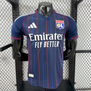 Maillot Homme Olympique Lyonnais 2025/26 Extérieur Version Joueur