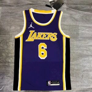 Maillot Homme LeBron James 2020-21 Purple Swingman Player Jersey – Statement Edition