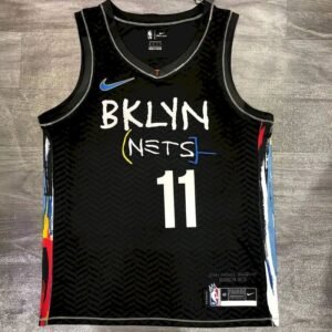 Maillot Homme Kyrie Irving 2020-21 Black Swingman Player Jersey – City Edition