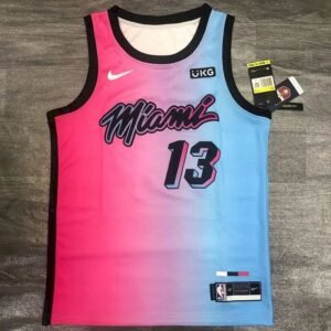 Maillot Homme Bam Adebayo 2020-21 Pink Swingman Player Jersey – City Edition