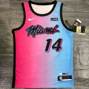Maillot Homme Tyler Herro 2020-21 Pink Swingman Player Jersey – City Edition