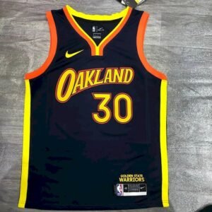 Maillot Homme Stephen Curry 2020-21 Navy Swingman Jersey – City Edition