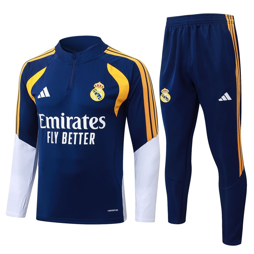 Ensemble Sweat Half-Zip + Pantalon Real Madrid 2026/27