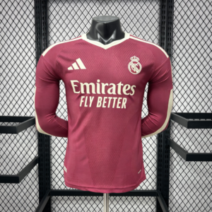 Maillot Homme Real Madrid 2026/27 Third Manches Longues Version Joueur