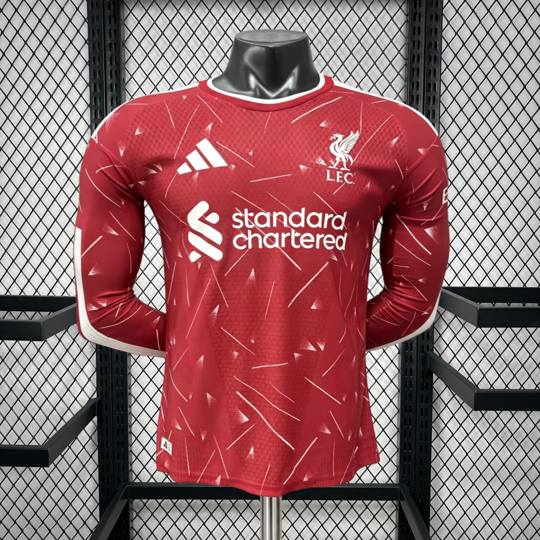 Maillot Homme Liverpool 2026/27 Domicile Manches Longues Version Joueur