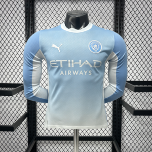 Maillot Homme Manchester City 2026/27 Domicile Manches Longues Version Joueur