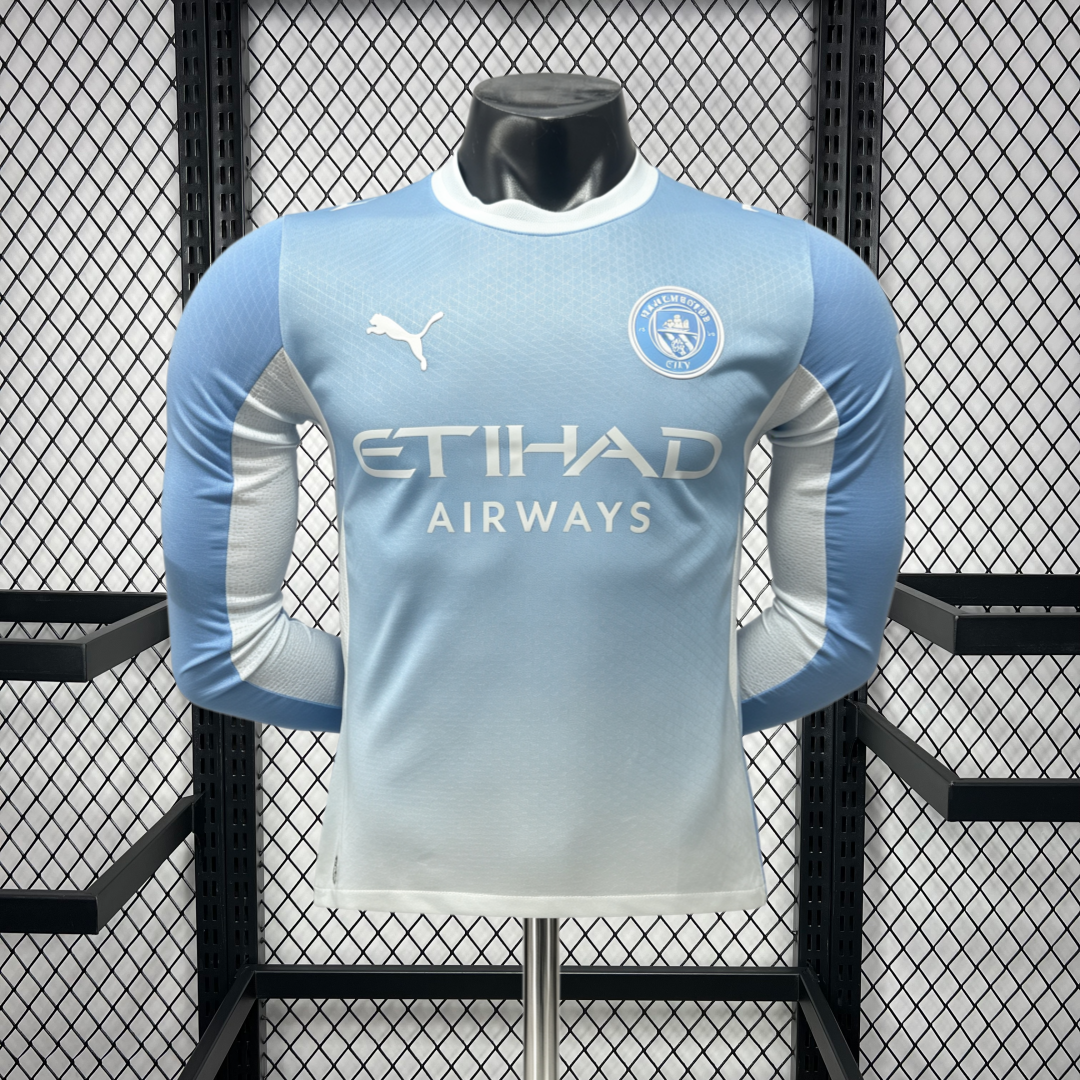 Maillot Homme Manchester City 2026/27 Domicile Manches Longues Version Joueur