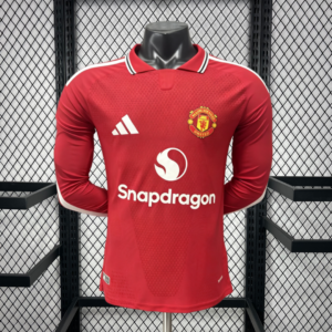 Maillot Homme Manchester United 2026/27 Domicile Manches Longues Version Joueur