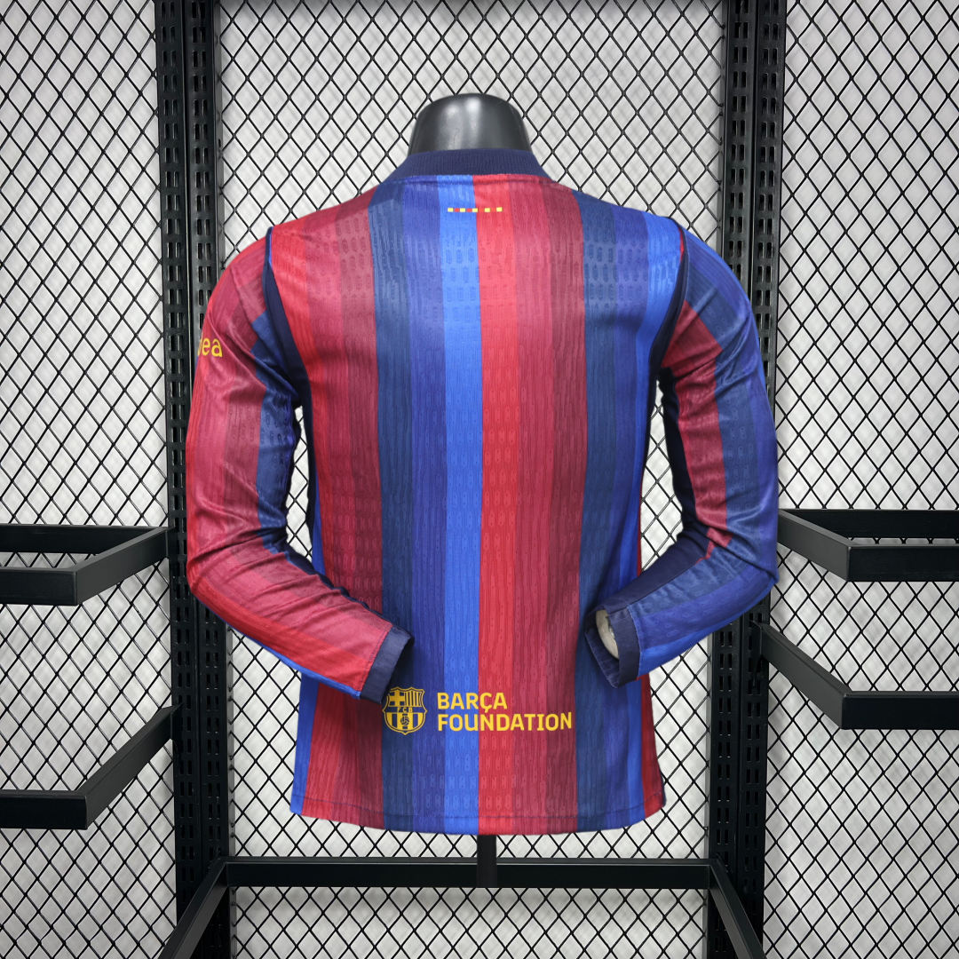 Maillot Homme Barcelona 2026/27 Domicile Manches Longues Version Joueur – Image 2