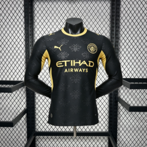 Maillot Homme Manchester City 2026/27 Extérieur Manches Longues Version Joueur (2)