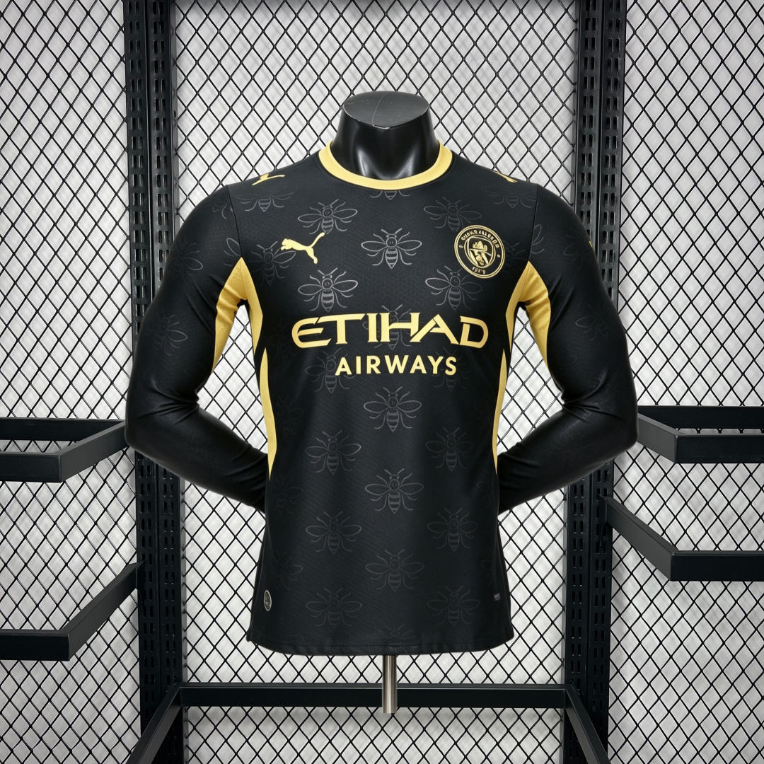 Maillot Homme Manchester City 2026/27 Extérieur Manches Longues Version Joueur (2)