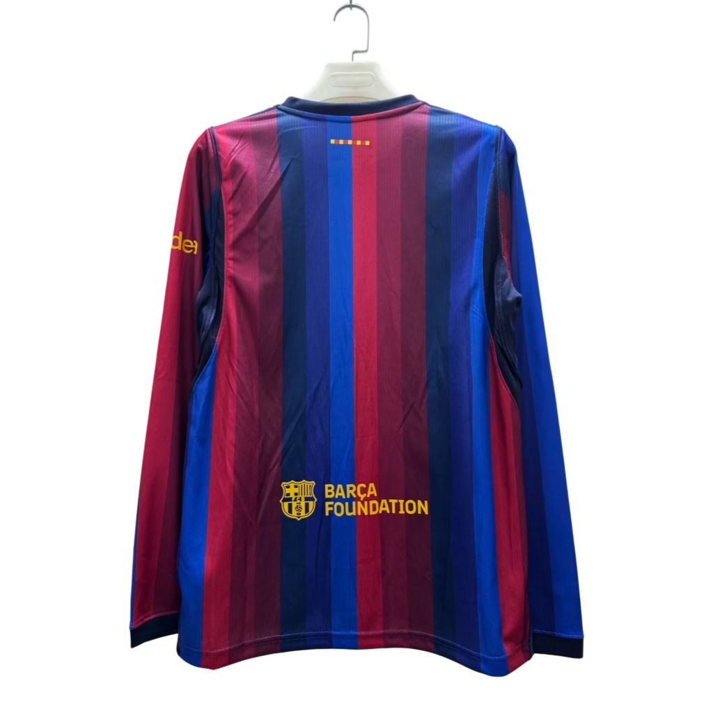 Maillot Homme Barcelona 2026/27 Domicile Manches Longues – Image 4
