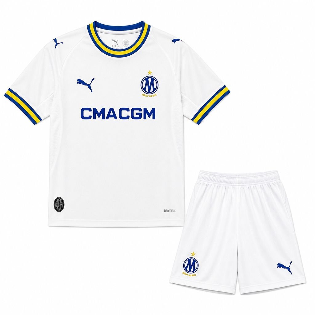 Kit Enfant Olympique de Marseille 2026/27 Domicile – Image 5