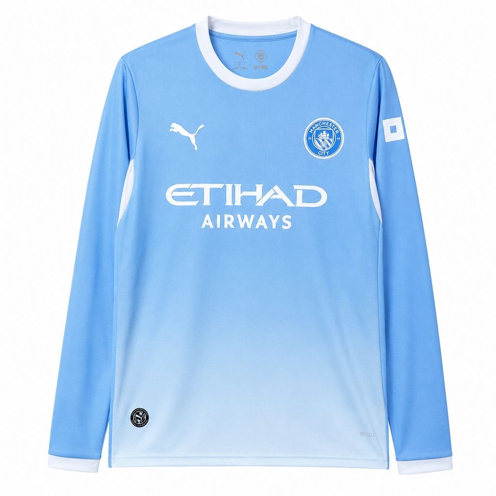 Maillot Homme Manchester City 2026/27 Domicile Manches Longues – Image 12