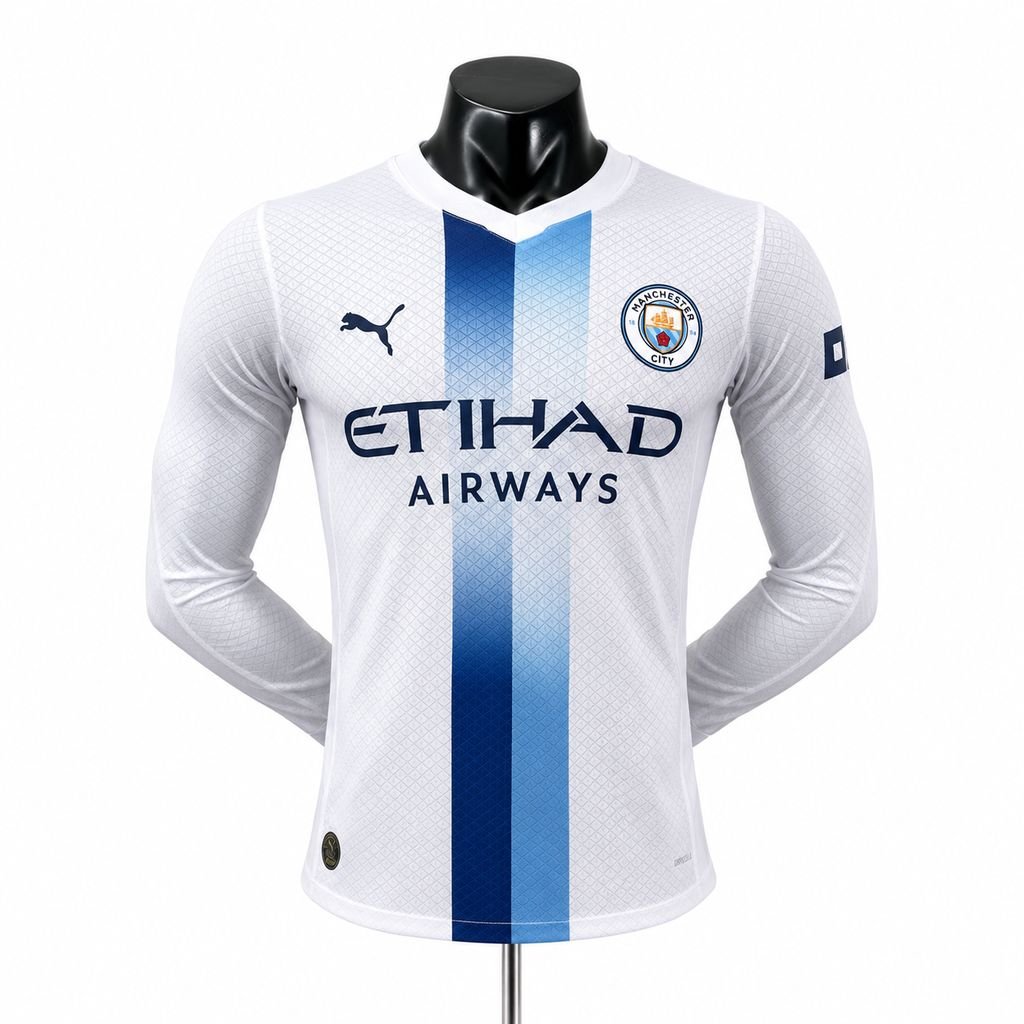 Maillot Homme Manchester City 2026/27 Extérieur Manches Longues Version Joueur – Image 3